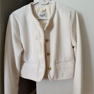 White Abercrombie & Fitch Blazer